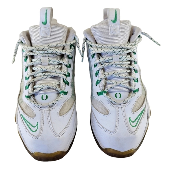 Nike Air Max 360 Diamond Turf Oregon Ducks Shoes Men 8.5 Performance White Green main image 5